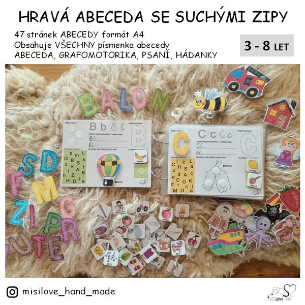KNIHA - HRAVÁ ABECEDA (všechna písmena abecedy)