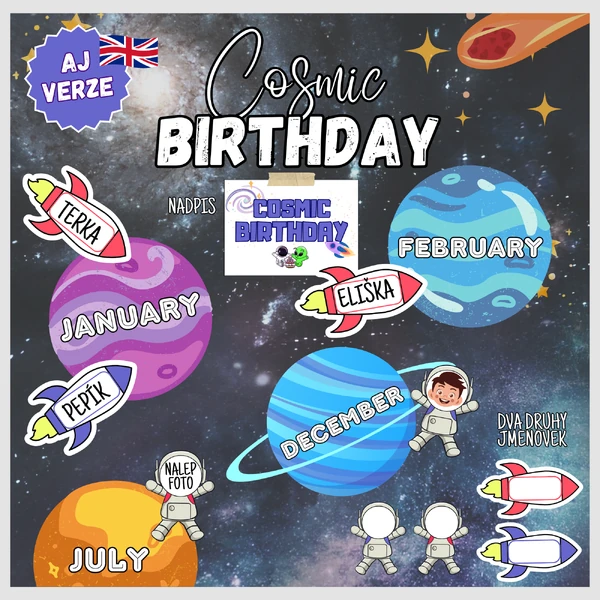 AJ narozeninovník - Cosmic birthday