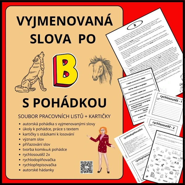 VYJMENOVANÁ SLOVA PO - B - S POHÁDKOU