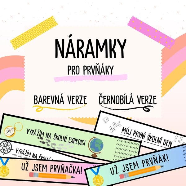 Náramky pro prvňáčky: první školní den