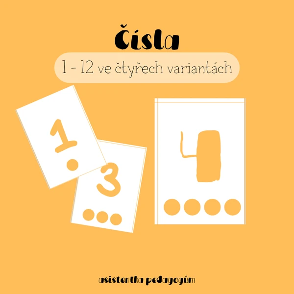 Čísla od 1 do 12