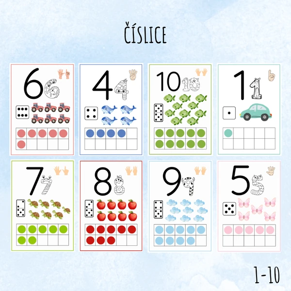 Číslice 1-10