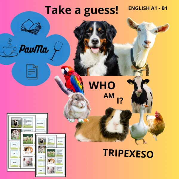 Pets Tripexeso Who am I? Hádej, co jsem za zvíře?