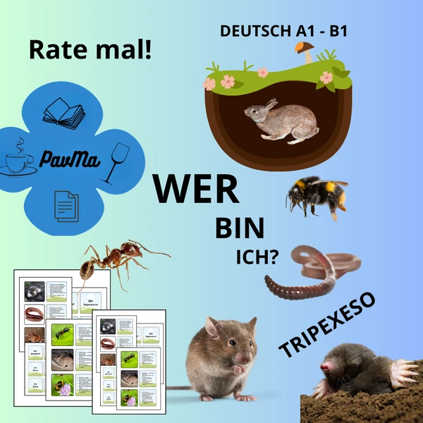 Unter der Erde TRIPEXESO Wer bin ich? Hádej, co jsem za zvíře?