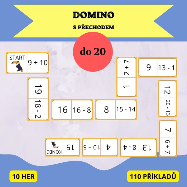 Domino do 20 s přechodem