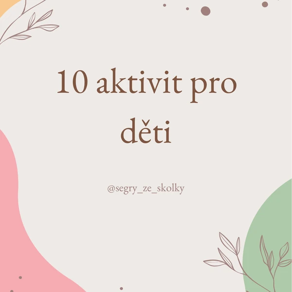 E-book 10 aktivit pro děti 