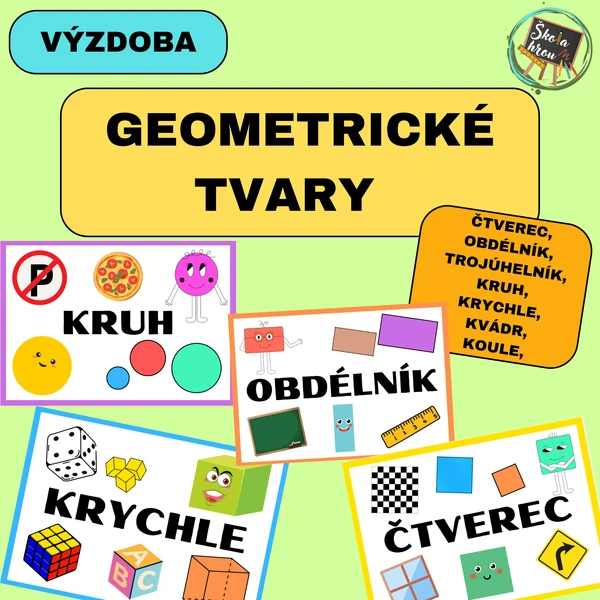 GEOMETRICKÉ TVARY - výzdoba