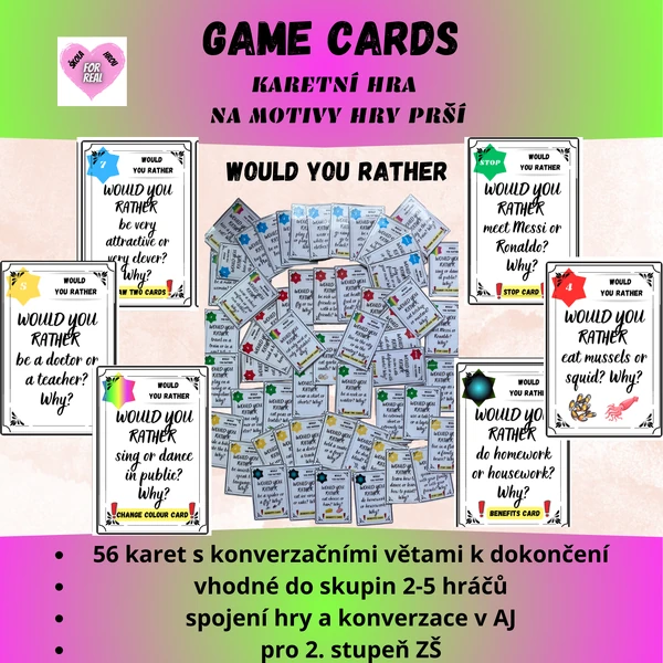 Game cards - Would you rather