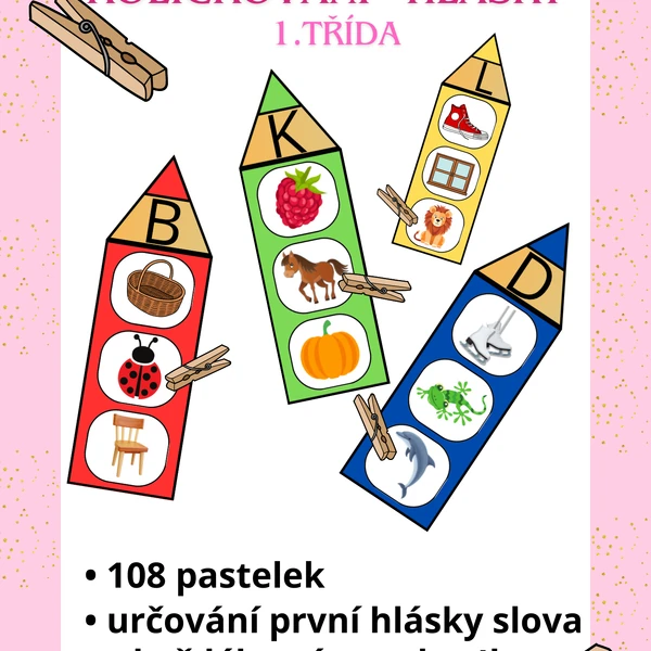 PASTELKY - PRVNÍ HLÁSKA SLOVA