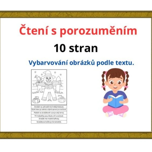 Vybarvování obrázku podle textu