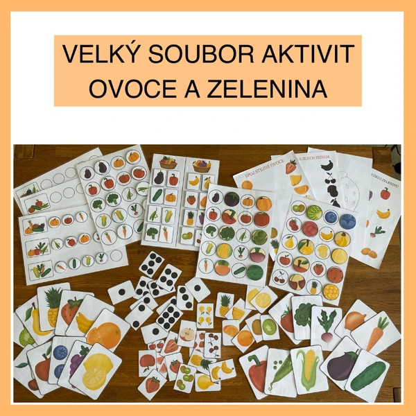 Soubor aktivit ovoce a zelenina