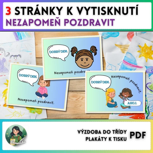 Plakáty - Nezapomeň pozdravit