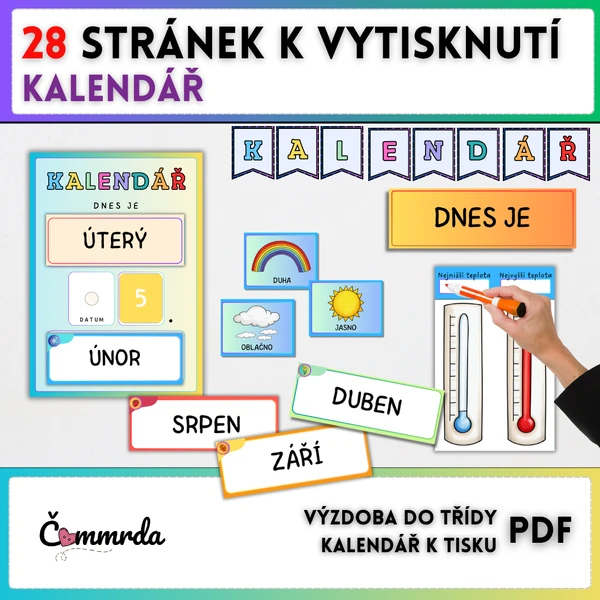 Kalendář do třídy