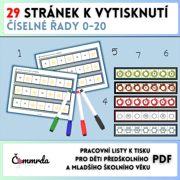 Číselné řady 0-20