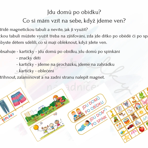 Jdu domů po obídku, co si mám vzít na sebe, když jdeme ven