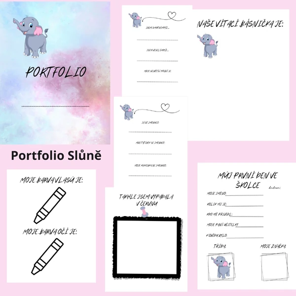 Portfolio Slůňata/ Sloníci