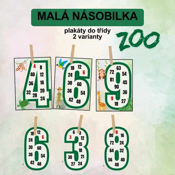 Malá násobilka - ZOO