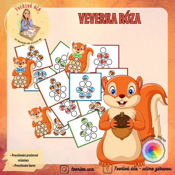 Veverka Róza