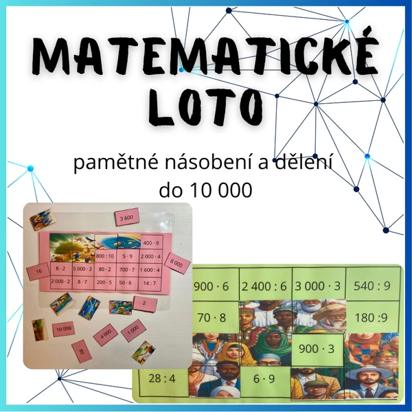 Matematické loto pro 4. třídu