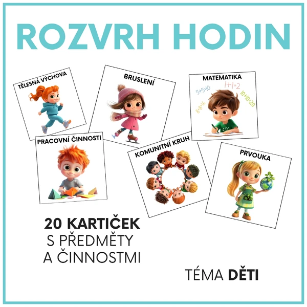 Rozvrh hodin (téma děti)