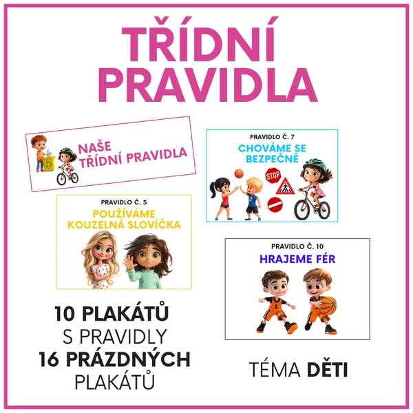 Třídní pravidla (téma děti)