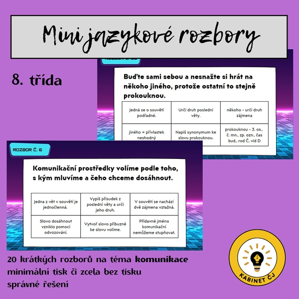 Mini jazykové rozbory