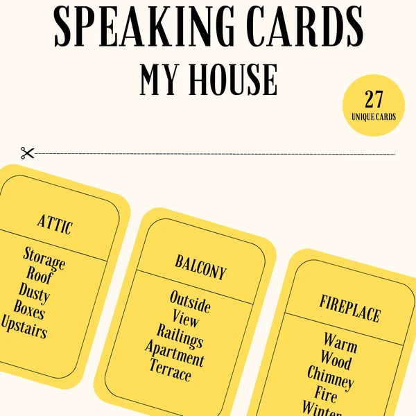 Speaking Cards - My House (Můj dům)