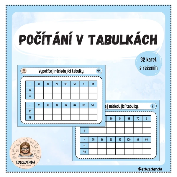Počítání v tabulkách