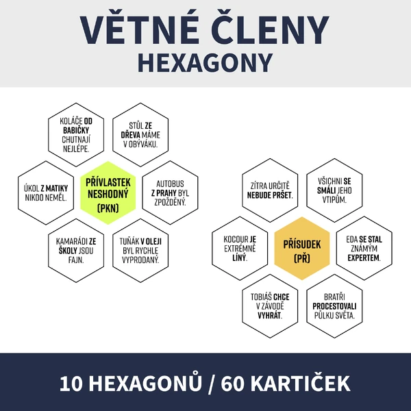 HEXAGONY - VĚTNÉ ČLENY 