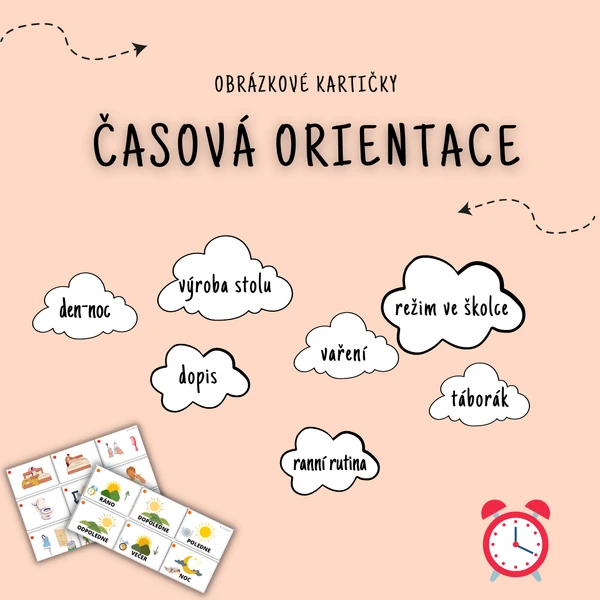 Časová orientace - obrázkové kartičky