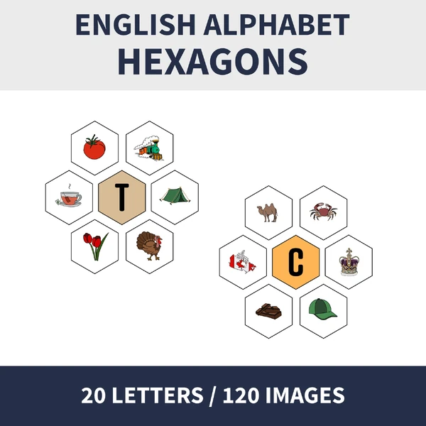 ENG - ALPHABET (HEXAGONY)