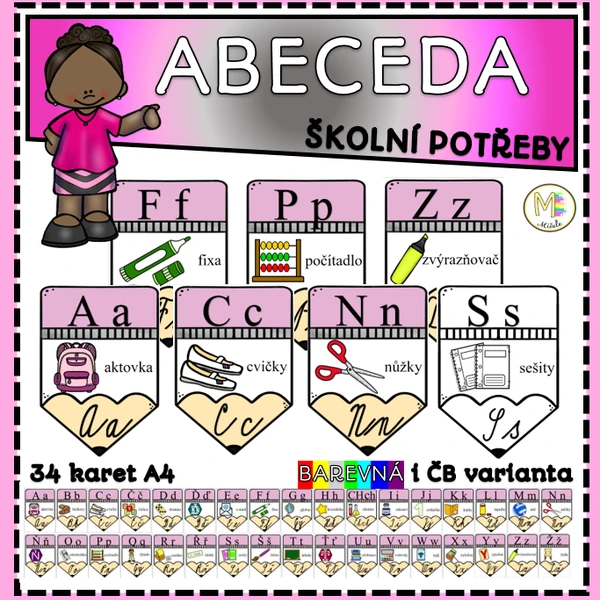 ABECEDA- ŠKOLNÍ POTŘEBY