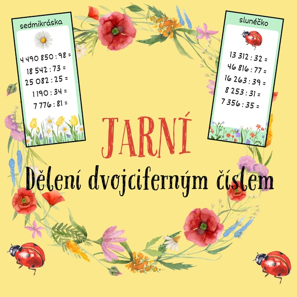 Jarní dělení s dvojciferným číslem