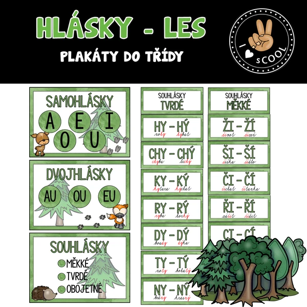 Hlásky - les