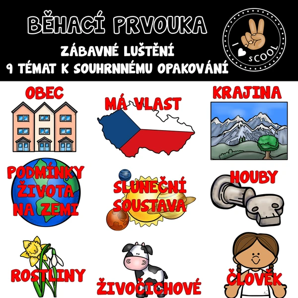 Běhací prvouka - zábavné luštění