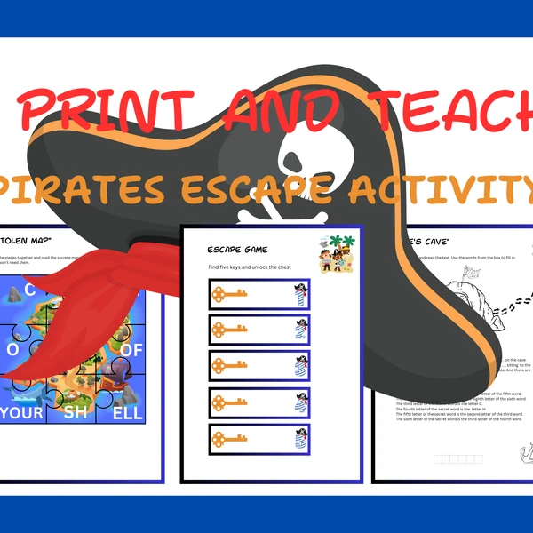 PIRATES ESCAPE ACTIVITY