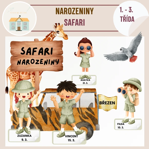 Narozeniny safari