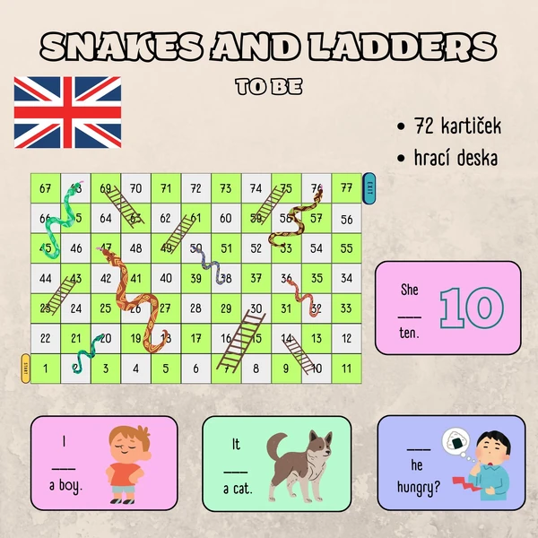 Snakes and ladders - to be