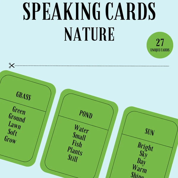 Speaking Cards - Nature (příroda)
