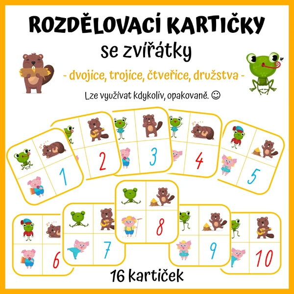 Rozdělovací kartičky