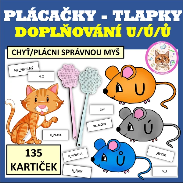 PLÁCAČKY - TLAPKY - Chyť/plácni správnou myš
