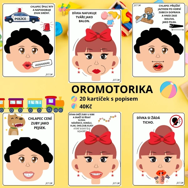 Oromotorika děti