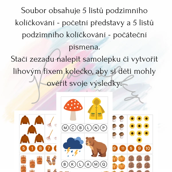 Podzimní kolíčkování 