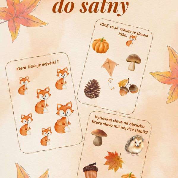Podzimní úkoly do šatny