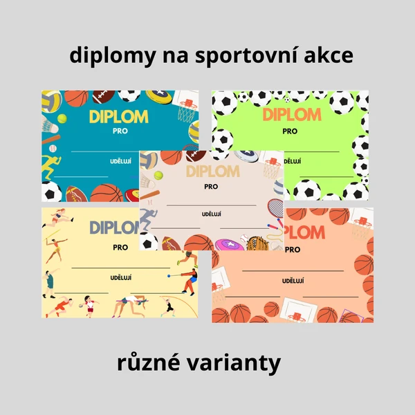 Sportovní diplomy