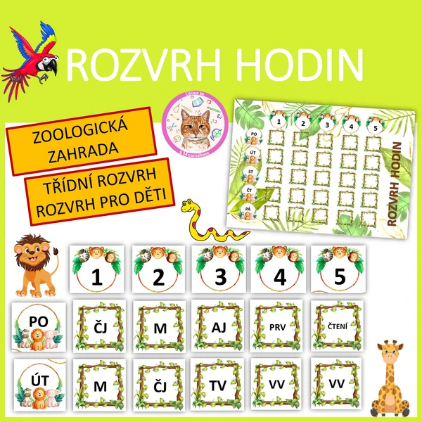 ROZVRH HODIN - Zoologická zahrada