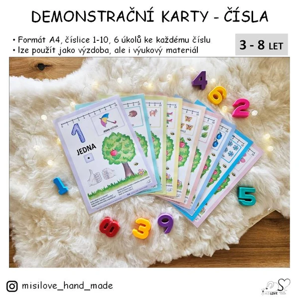 Demonstrační karty ČÍSLA