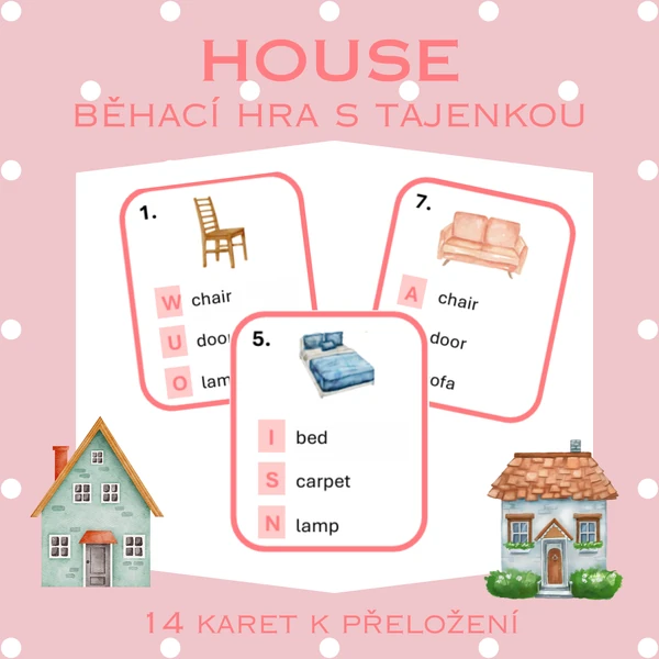 House - běhací hra s tajenkou