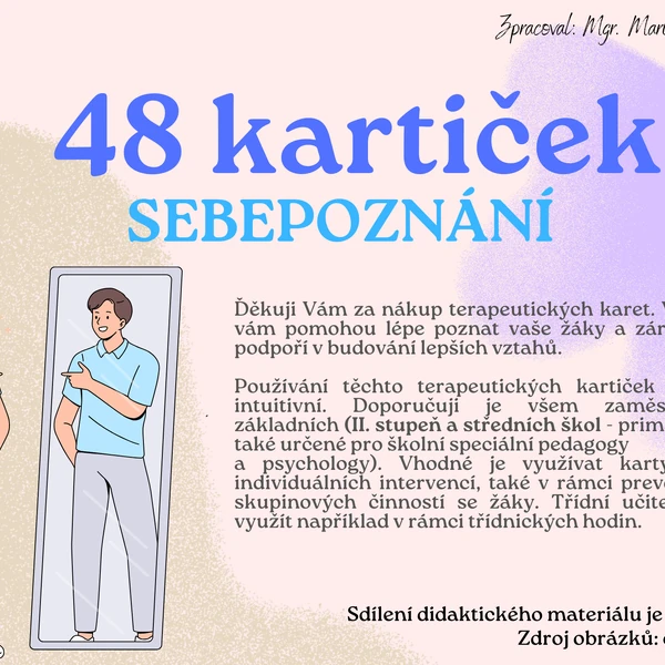 48 kartiček - sebepoznání