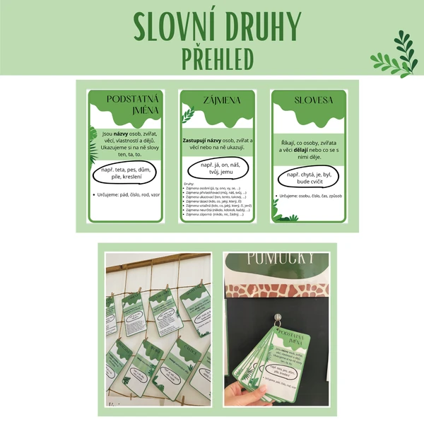 Slovní druhy - přehled
